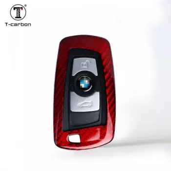 Чехол для автомобильного ключа из углеродного волокна T-carbon для BMW 520 525 F30 F10 F18 118i 320i 1 3 5 7 Series X3 X4 M3 M4 M5