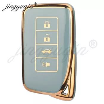 Чехол для автомобильного ключа jingyuqin из ТПУ для Lexus RX350 NX300 Es300h Rx450h GS300 GX470 IS250 ES350 LX570 GX460 Is300h, держатель для брелока