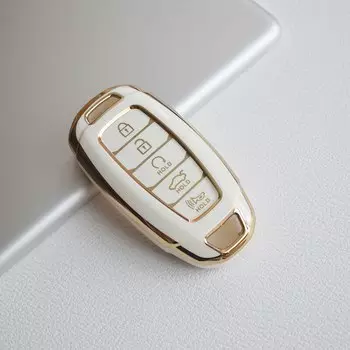 Чехол для автомобильного ключа, оболочка, брелок для ключей для Hyundai Creta I20 I30 IX35 IX25 Elantra greataccent Solaris Sonata Palisade Kona