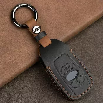 Чехол для автомобильного ключа ручной работы из натуральной кожи, брелок для Subaru Legacy XV Forester Outback Subaru BRZ, чехол для ключа без ключа