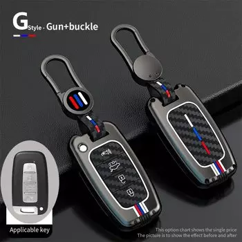 Чехол для автомобильного ключа с 3 4 кнопками, брелок для Kia Hyundai EQUUS Optima K5 Forte Opirus Rohens Ix35 SOUL SORENTO MOHAVE Borrego