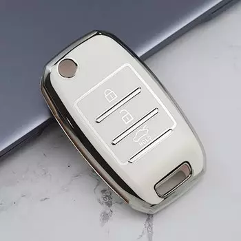 Чехол для автомобильного ключа с 3 и 4 кнопками, чехол для KIA RIO 3 K2 K3 K4 K5 Sportege Picanto Optima Soul Ceed Sorento Forte Stinger Cerato