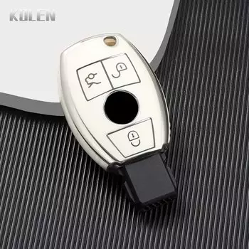 Чехол для автомобильного ключа с дистанционным управлением из ТПУ, чехол для ключа Mercedes Benz A C E GL S GLA GLK CLS Class AMG W205 W212 W463 W176 X166, аксессуары