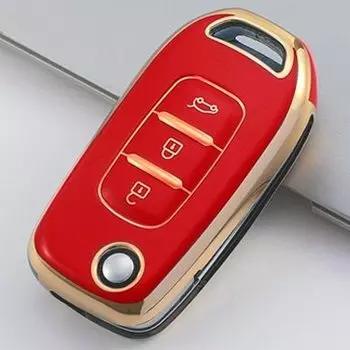 Чехол для автомобильного ключа с дистанционным управлением, чехол для Lada Vesta Granta, для Renault Megane Clio Captur Kangoo, чехол для ключей, брелок