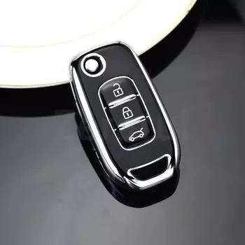 Чехол для автомобильного ключа ТПУ для Renault Duster Captur Logan Laguna Scenic для Dacia Logan 2021