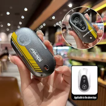 Чехол для автомобильного ключа, защитный чехол для Mercedes Benz AMG C S Class W206 W223 S350 C260 C300 S400 S450 S500, аксессуары для ключей