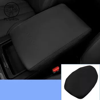 Чехол для автомобильного подлокотника, подходит для HAVAL H9 2024 2025, модифицированный замшевый кожаный центральный подлокотник, кожаный чехол, аксессуары