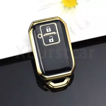 Чехол для автомобильного пульта дистанционного управления из ТПУ с 2 кнопками для Suzuki Ertiga Swift 2017 Wagon R японская Монополия Тип 3C корпус держатель брелок без ключа