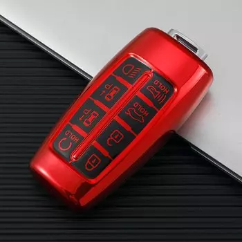 Чехол для автомобильных ключей, 4/8, из термопластичного полиуретана (TPU), для Hyundai бытие G80, GV70, GV80, GV90, 2020, 2021, 2022, брелок для ключей