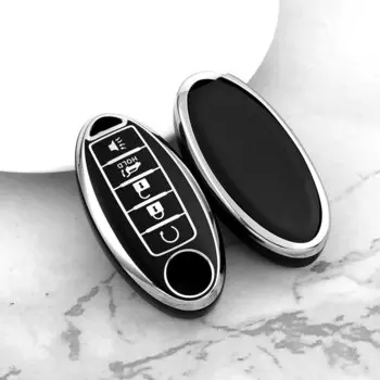 Чехол для автомобиля 3/4/5 чехол для ключей с кнопками, из ТПУ, для Nissan патруль Y62 Altima Maxima Infiniti FX G37 Q60 QX50 QX70