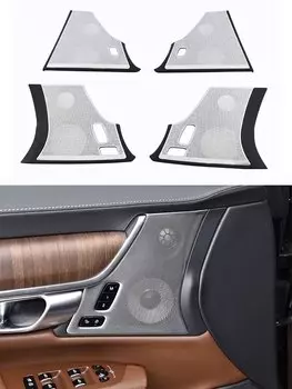 Чехол для динамика Volvo s90 2016-2024, автомобильные наклейки и аксессуары, украшение интерьера