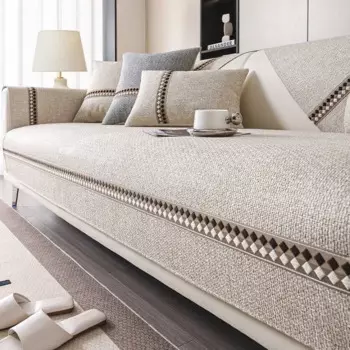 Чехол для дивана Yupartex хлопковый, льняной