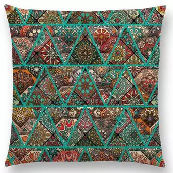 Чехол для диванной подушки MIAOTU, цветочный, полиэстер