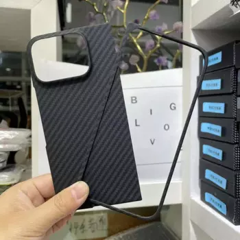 Чехол для Google Pixel Fold 2 Fold2 Real Carbon Fiber Aramid Anti-мобильный телефон защитный чехол