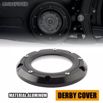 Для Harley Softail Slim Street Bob Low Rider Fat Bob FLSB Deluxe Breakout 2018-2024 черный хромированный алюминиевый чехол для мотоцикла Derby