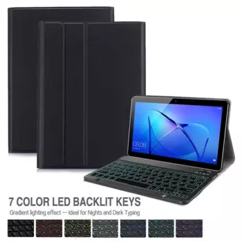 Чехол для Huawei MatePad 10,4, чехлы с клавиатурой для MatePad 11 Pro 10,8 2021 T3 9,6 дюймов T10 T10S, чехол из искусственной кожи, чехлы для клавиатуры