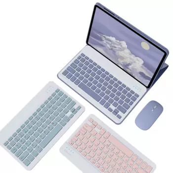 Чехол для Huawei MatePad Pro 11 дюймов с беспроводной клавиатурой, цветной съемный магнитный кожаный чехол-подставка, чехол 2022 дюйма