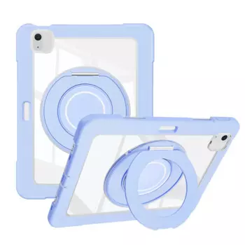 Чехол для iPad Air 11 дюймов, 2024, силиконовый + противоударный вращающийся кронштейн для iPad Air 11, защитный чехол для планшета с кристаллами