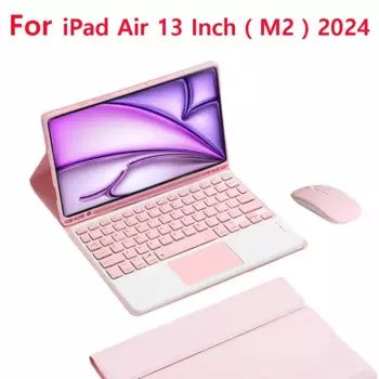 Чехол для iPad Air 13 дюймов, с Bluetooth клавиатурой для iPad Air 13 дюймов M2 2024 A2898 A2899 A2900