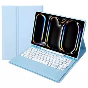 Чехол для iPad Pro 13 (2024) с Bluetooth-клавиатурой и слотом для ручки, ультратонкий чехол для планшета