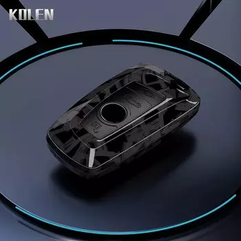 Чехол для ключа автомобиля из углеродного волокна ABS для BMW 1 2 3 4 5 6 7 серии X1 X3 X4 X5 X6 X7 F10 F20 F30 G20 G30 G01 F15 F16 G02 G05 F34