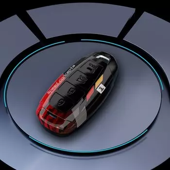 Чехол для ключа автомобиля с 3/4/5 кнопками в стиле граффити для Hyundai I30 Ix35 KONA Encino Solaris Azera Grandeur Ig Accent Santa Fe Palisade