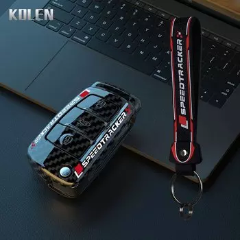 Чехол для ключа автомобиля в стиле ABS из углеродного волокна для Audi A1 A3 A4 8P 8L 8V A5 B6 B7 A6 A7 C5 C6 Q3 Q5 Q7 4F S3 S4 S6 RS3 TT Shell Fob