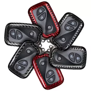 Чехол для ключа из углеродного волокна для Lexus ES350 GS350 HS250h IS250 IS350 is-C is-F LS460 LS600h LX570 RX270 RX350