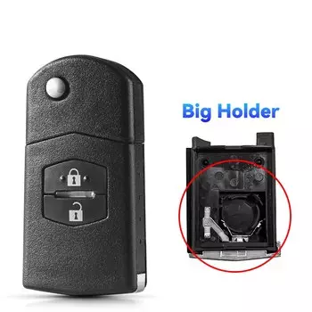 Чехол для ключа KEYYOU 10x 2/3/4 кнопочный, складной чехол-брелок для Mazda 2 3 5 6 M6 MX5 CX5 CX7 CX9 RX8 2011-2015