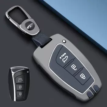 Чехол для ключа с дистанционным управлением из сплава для Hyundai greathg Sedan Genesis G80 Santa Fe 3DM Grand SantaFe 2018 IX45 EQUUS Azera