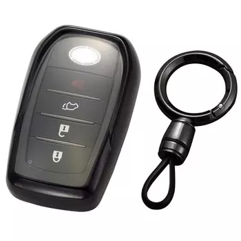 Чехол для ключей, совместимый с Toyota Sienna Highlander Corolla Crown Venza RAV4 Tacoma Fortuner Land Cruiser 2025 2024.