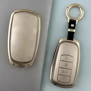 Чехол для ключей из сплава + ТПУ для Chery Jaecoo J7 7 J8 Omoda 5 C5 Tiggo 8 Arrizo 6 8 Pro, чехол для ключей, держатель для брелока, автомобильные аксессуары
