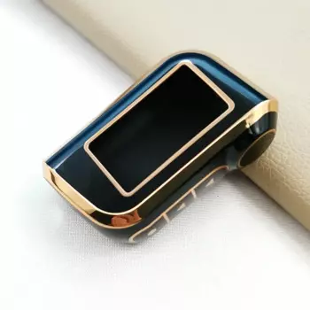 Чехол для ключей из ТПУ для Starline A93 A63, русская версия, двусторонняя автомобильная сигнализация, ЖК-пульт дистанционного управления, брелок, чехол