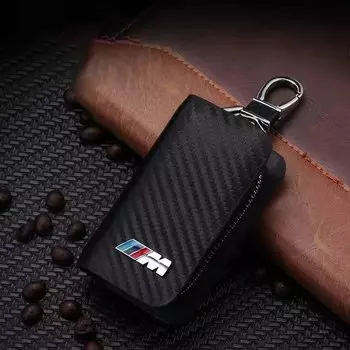 Чехол для ключей из углеродного волокна для BMW 1 3 5 серии E90 E91 E92 E60 E70 E71 E72 E82 E87 E88 E89 F10 F30 F40 X1 X2 X3 X4 X5 X6 X7