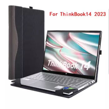Чехол для Lenovo Thinkbook14 G5 IRL 2023, чехол для ноутбука 14 дюймов, чехол из искусственной кожи, съемный чехол для ноутбука, ПК, сумка, ручка в подарок