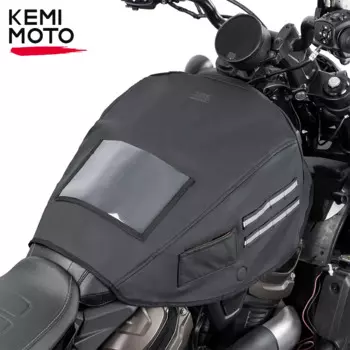 Чехол для мотоциклетного бака Softtail, водонепроницаемый чехол для топливного бака, протектор топливного бака с сильным удержанием, сумка для аксессуаров