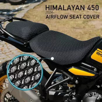 Чехол для мотоциклетного сиденья Royal Enfield, гималайские чехлы на сиденья 450 2024, защитная подушка для сиденья, подушка для сиденья с 3D сотовой сеткой