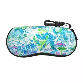 Чехол для очков Lily Pulitzer (3), футляр для солнцезащитных очков, Мягкий футляр для очков для мужчин и женщин