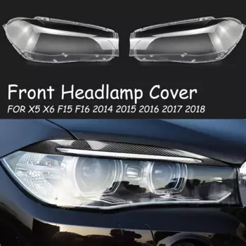 Чехол для передней фары автомобиля, для BMW X5 F15 X6 F16 2014-2018, водонепроницаемый чехол для передней фары