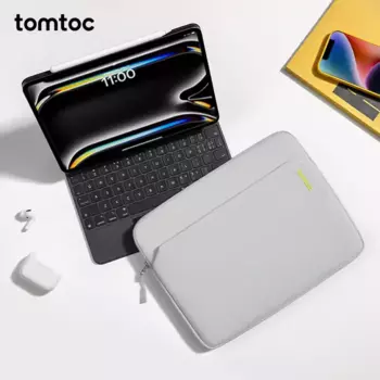 Чехол для планшета 13 дюймов iPad Pro M4 и iPad Air M2 2024, 12,9 дюйма iPad Pro M2, 12,4 дюйма Galaxy S9 + с карманом для аксессуаров