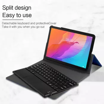 Чехол для планшета Huawei Matepad T10s 10,1 дюйма, беспроводная Bluetooth-клавиатура, Защита, Чехол из искусственной кожи, мышь