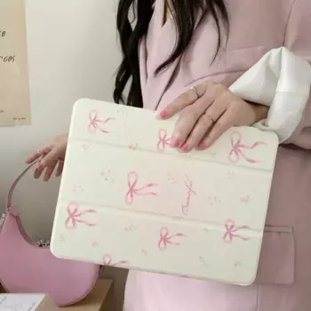 Чехол для планшета Pink Bow Mirror для Apple iPad Pro 4 5 6 поколения 12,9 дюймов 11 дюймов, 9, 10, 7, 8, 9,7 mini 6 Air 5 4 3 10,9 дюйма