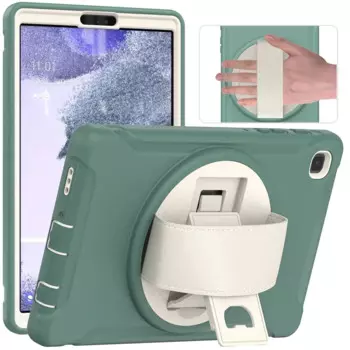 Чехол для планшета Samsung Tab A7 Lite 8,4 дюйма с подставкой на запястье, противоударная задняя крышка из ТПУ для ПК Galaxy A8 10,5 Sm-t220 T225 X200