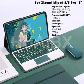 Чехол для планшета Xiaomi Mi pad 5 11 дюймов, съемный чехол с клавиатурой для Xiaomi Mipad 5 Pro 11 дюймов