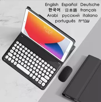 Чехол для планшета Xiaomi Redmi Pad 2022, чехол с русской, французской, испанской, португальской клавиатурой, Магнитный чехол для Redmi Pad, чехол