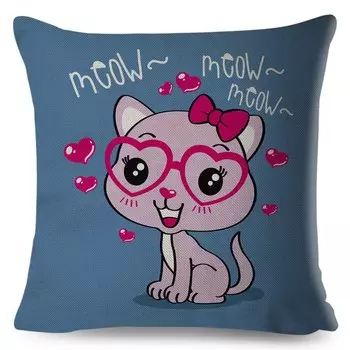 Чехол для подушки BANXIAO с принтом животные