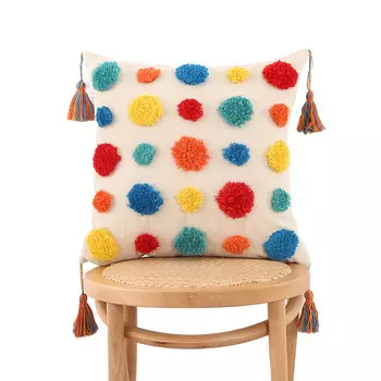 Чехол для подушки CANIRICA, плюш, гладкокрашеный