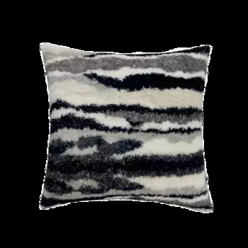 Чехол для подушки CANIRICA, плюш, неправильная полоска