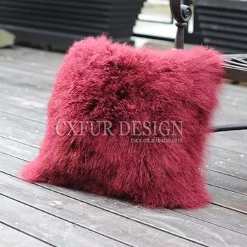 Чехол для подушки из монгольского меха XZWDSI