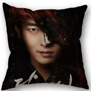 Чехол для подушки Lee Joon Gi XXIHLIVE лён/хлопок 45x45 см